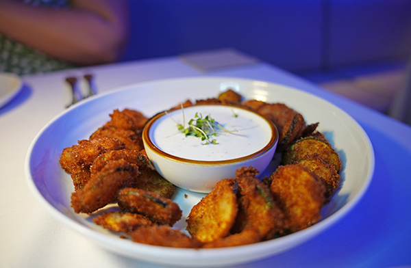 Zucchini chips at Sole di Mare Aurora Anguilla