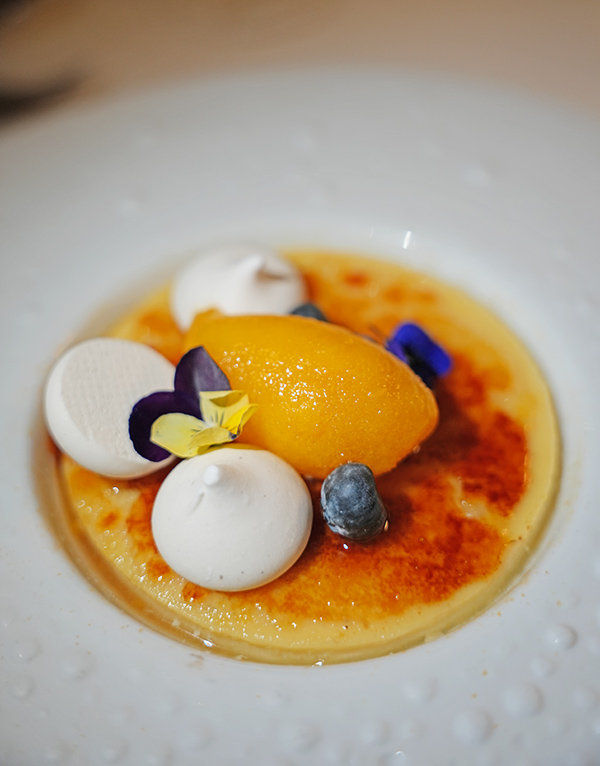 crème brûlée at Pimms at Cap Juluca, A Belmond Hotel