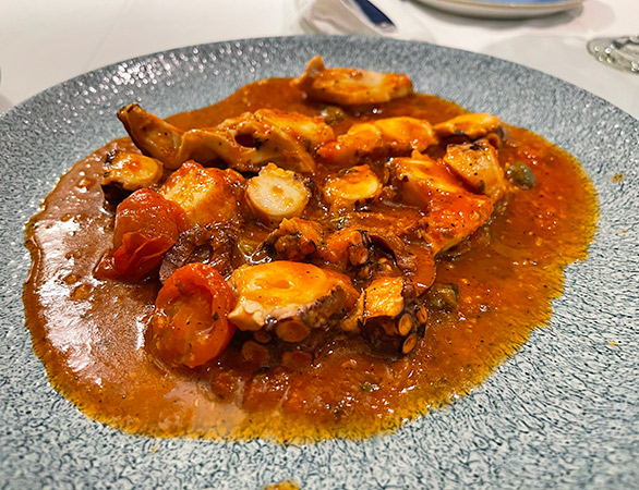 Octopus in Tomato Sauce at Sale & Pepe