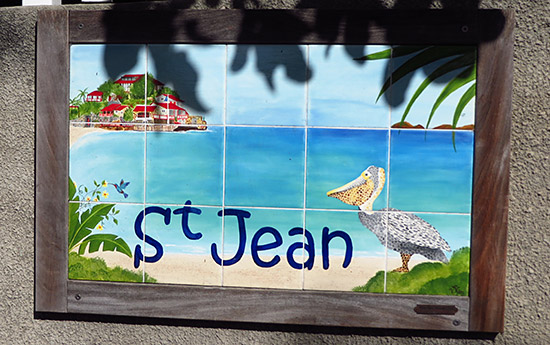 st. jean beach sign