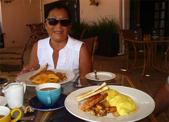 anguilla breakfast straw hat