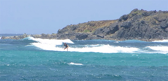 surfing with franck and sxm surf explorer