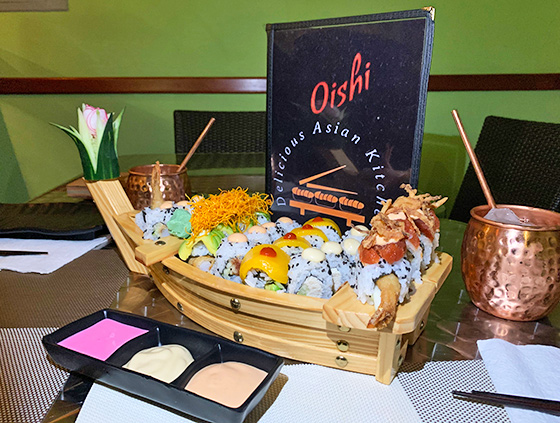Oishi Kitchen Sushi Boat