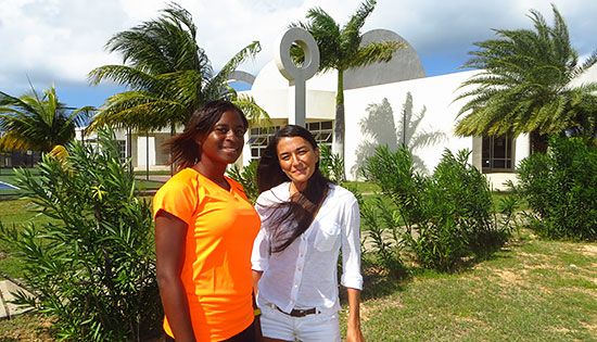 outside anguilla tennis academy