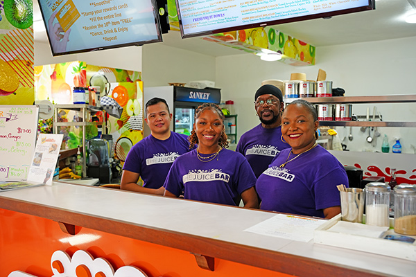 Chef Eric, Carjèneé, Cardie and Melisha