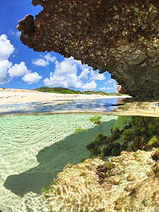 tequila sunrise villa as seen from secret beach