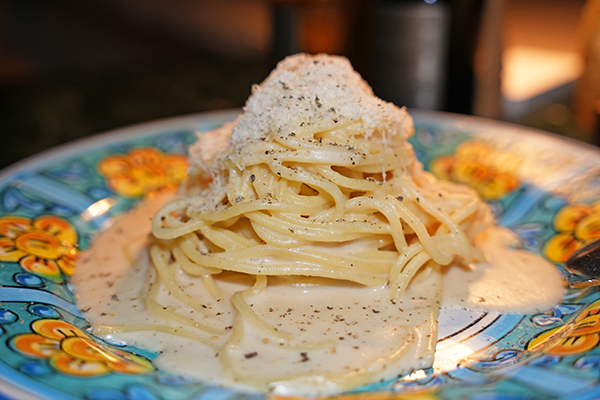 Tonnarello Cacio e Pepe at Cips At Belmond Cap Juluca