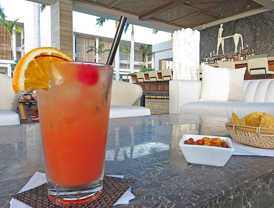 top secret rum punch at sunset lounge four seasons anguilla