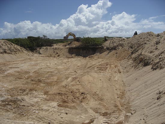 Anguilla finished hole