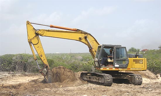 Anguilla excavation