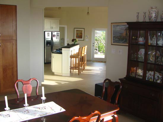 caribbean kitchen and dining room