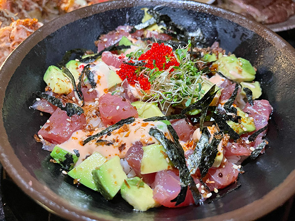 Tuna Poke Bowl at Bamboo House