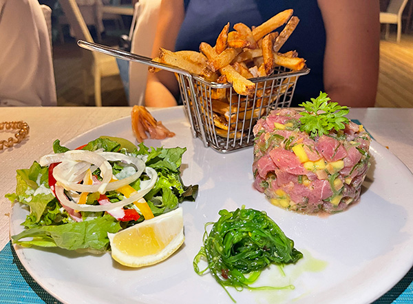 tuna tartare at Madeariman