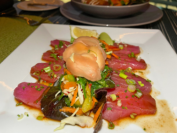  tuna tataki at ocean echo