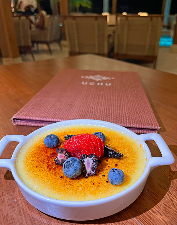 Crème Brûlée at Uchu