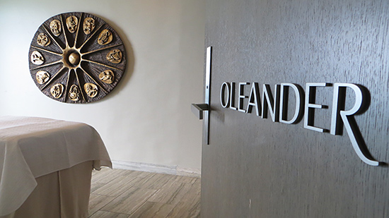 oleander spa room at viceroy