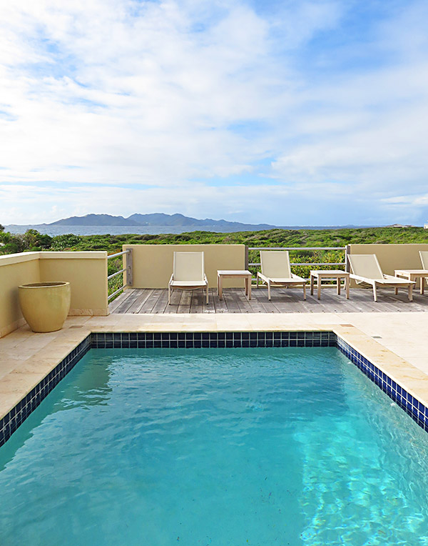 caribbean sea view from moondance villa