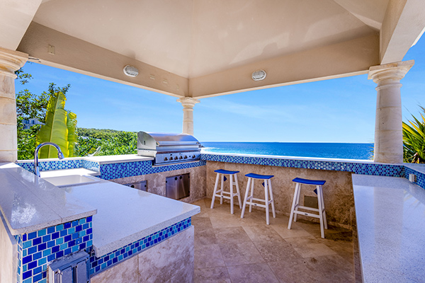 BBQ area Sandcastle Villa