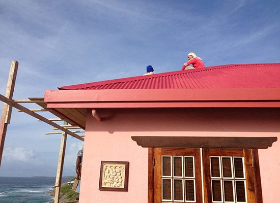 villa hibernia roof