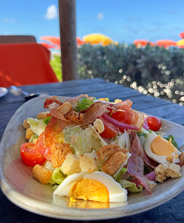 Caesar Salad Wai at Plage on Orient Bay, Saint Martin
