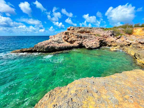 anguilla west end cliff side  