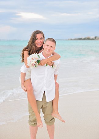 adam and nicoles barefoot beach wedding in anguilla