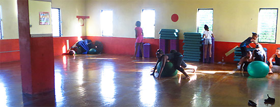 aerobics room in anguilla