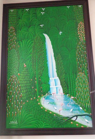 Anguilla art gallery, Pineapple Gallery, HR Bresil, Haitian art