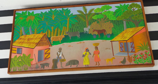 Anguilla art gallery, Pineapple Gallery, Philippe-Auguste, Haitian art