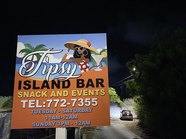 anguilla south hill Tipsy Island Bar  