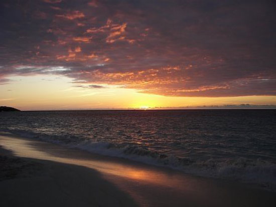 Shoal Bay, Anguilla beaches, sunset