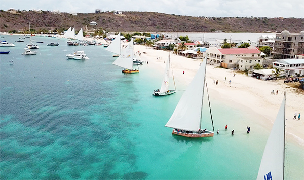 Anguilla party on Sandy Ground