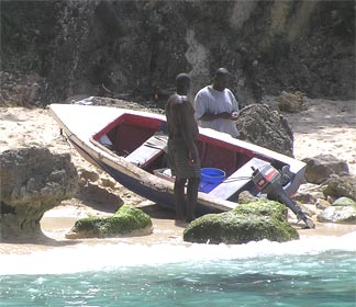 Fisherman on Little Bay