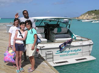 Anguilla docks of Sandy Ground before we leave