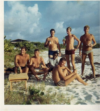 Anguilla beach fun 1969