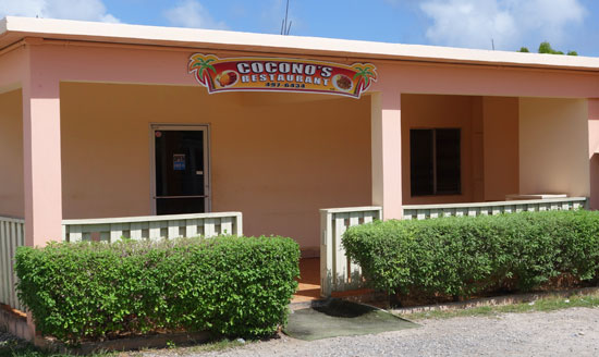 coconos restaurant in anguilla's blowing point