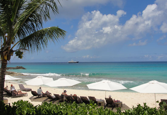 Anguilla hotels, restaurant, Viceroy, view