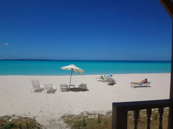 first level villa beach access from hotel room porch