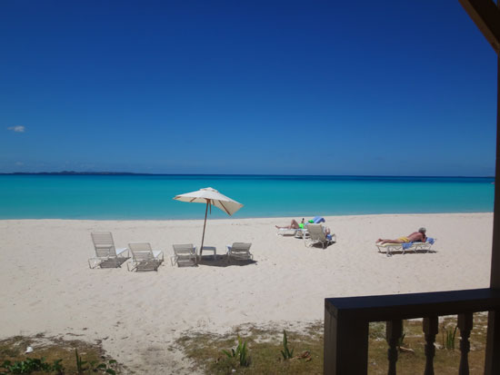 first level villa beach access from hotel room porch