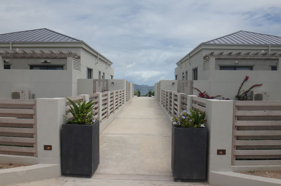 entrance of solaire hotel in anguilla