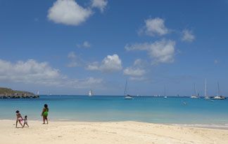 calm beach in anguilla