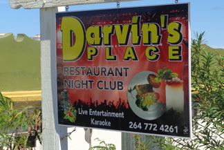 Anguilla nightlife, Anguilla nightclub, Darvin's Place, Darvin Mussington, live music