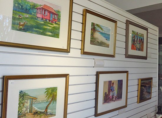 anguilla artwork on display at devonish art gallery