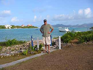 Little Harbour is lined with excellent caribbean real estate