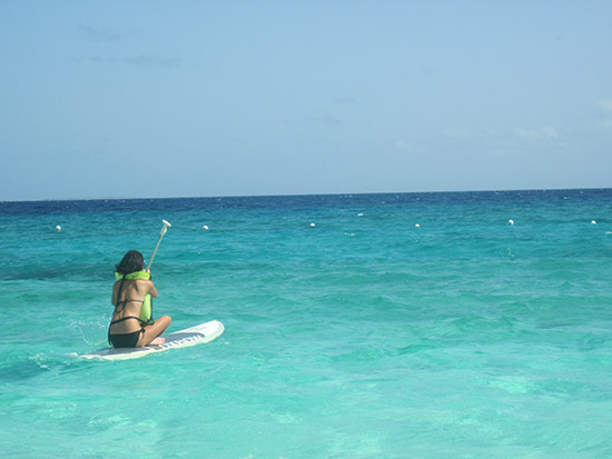 anguilla surfing sup board