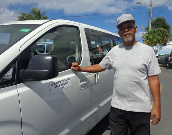 Anguilla taxis, Sam Rogers