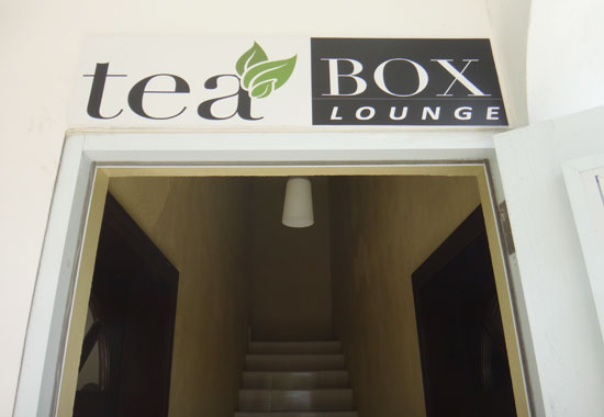 entrance to tea box lounge