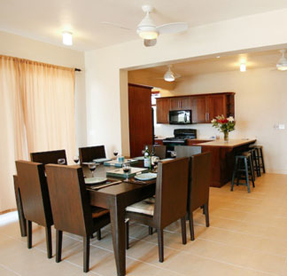 kitchen in topaz villa anguilla