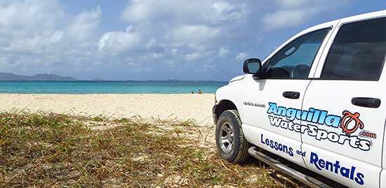 anguilla watersports on the beach