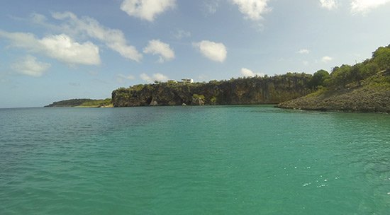 approaching little bay with anguilla watersports